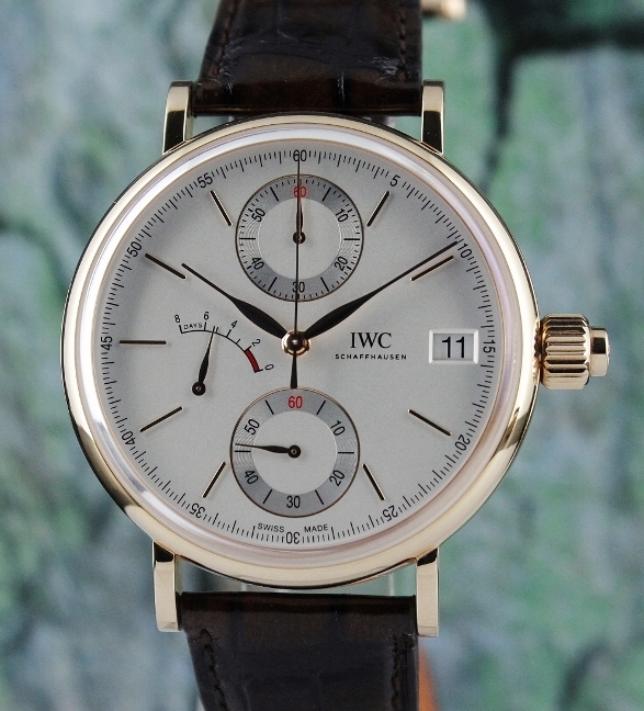 (image for) IWC Portofino Monopusher Chronograph 18K Rose Gold Watch / IW515104